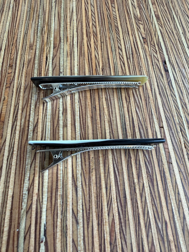 KOSTKAMM/Rectangular Horn Alligator Clip 7.5cm