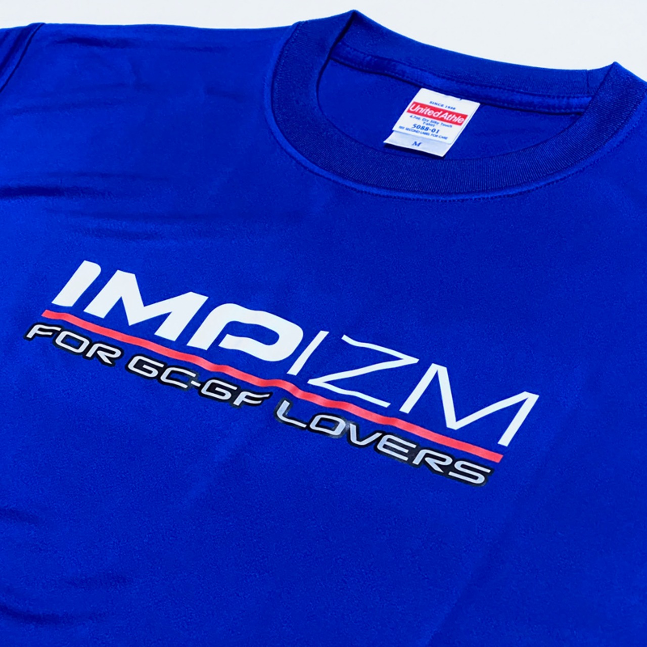 Tシャツ (ドライ)『IMPIZM』Red line／Blue