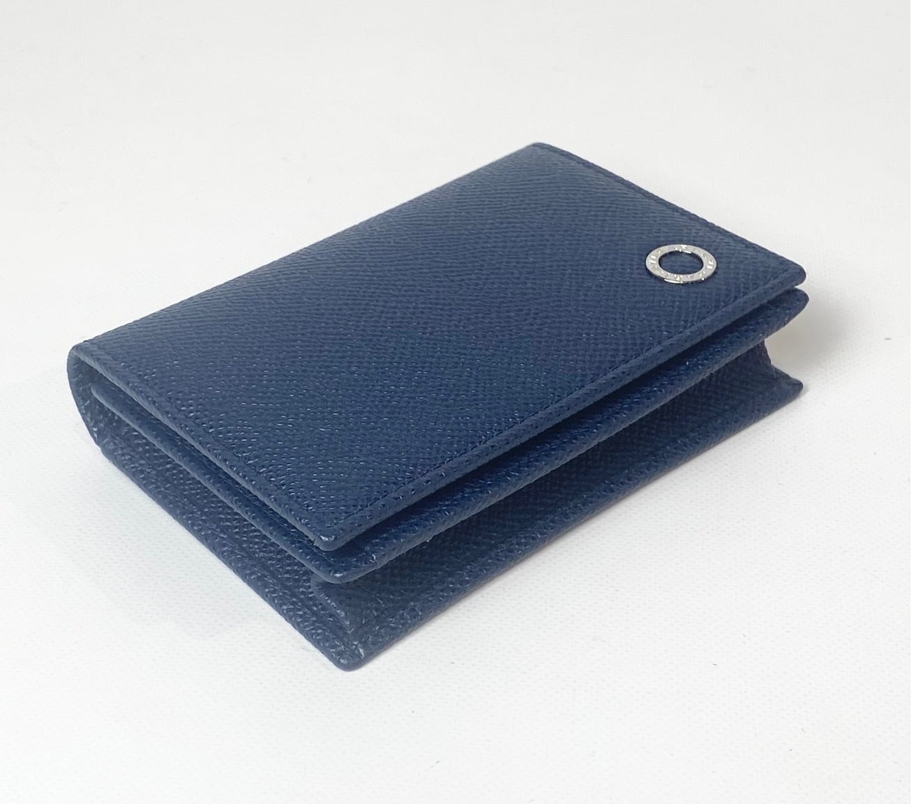 ブルガリ メンズ 名刺入れ カードケース 280299 GRAIN/DENIM SAPPHIRE