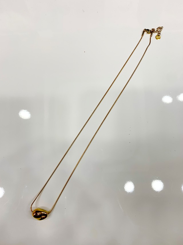 COMME JEWELRY"BEANS NECKLACE"GOLD