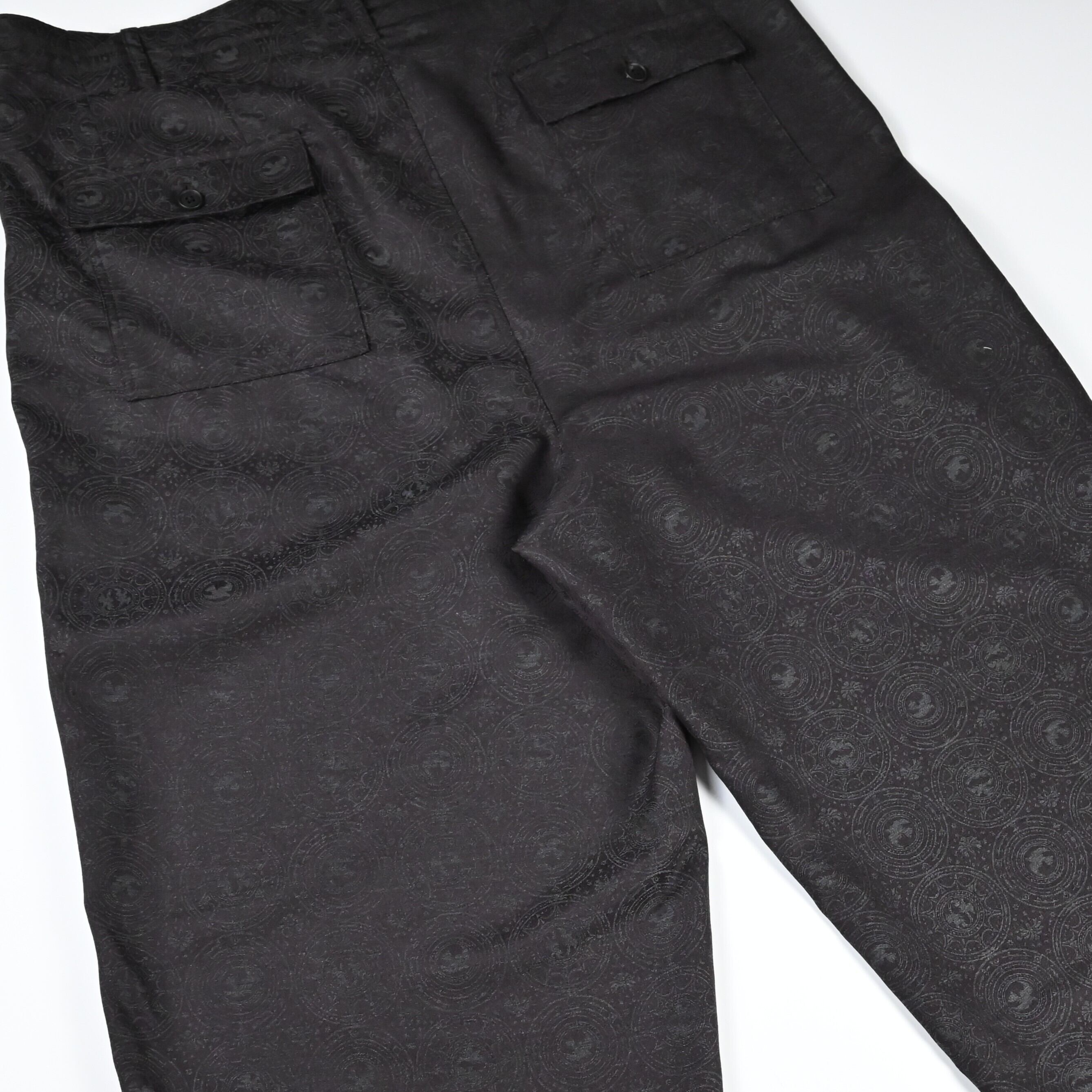Nonnotte / 2-Tuck Draw Cord Wide Trousers | GANKO