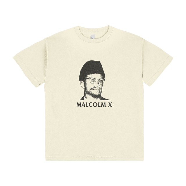 "MALCOLM X" TSHIRT CREAM