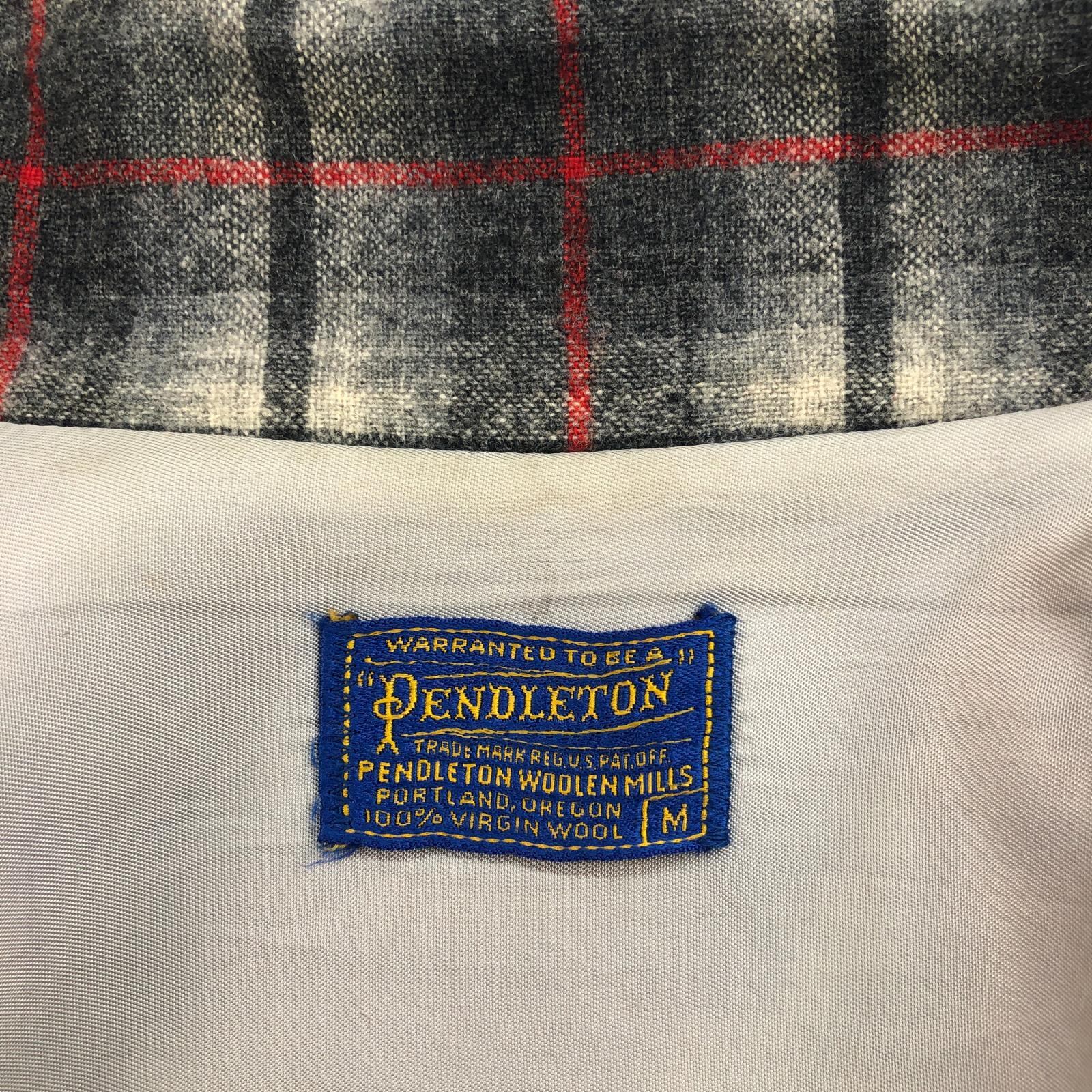 PENDLETON ペンドルトン 50-60年代 USA製 オンブレチェック ウール