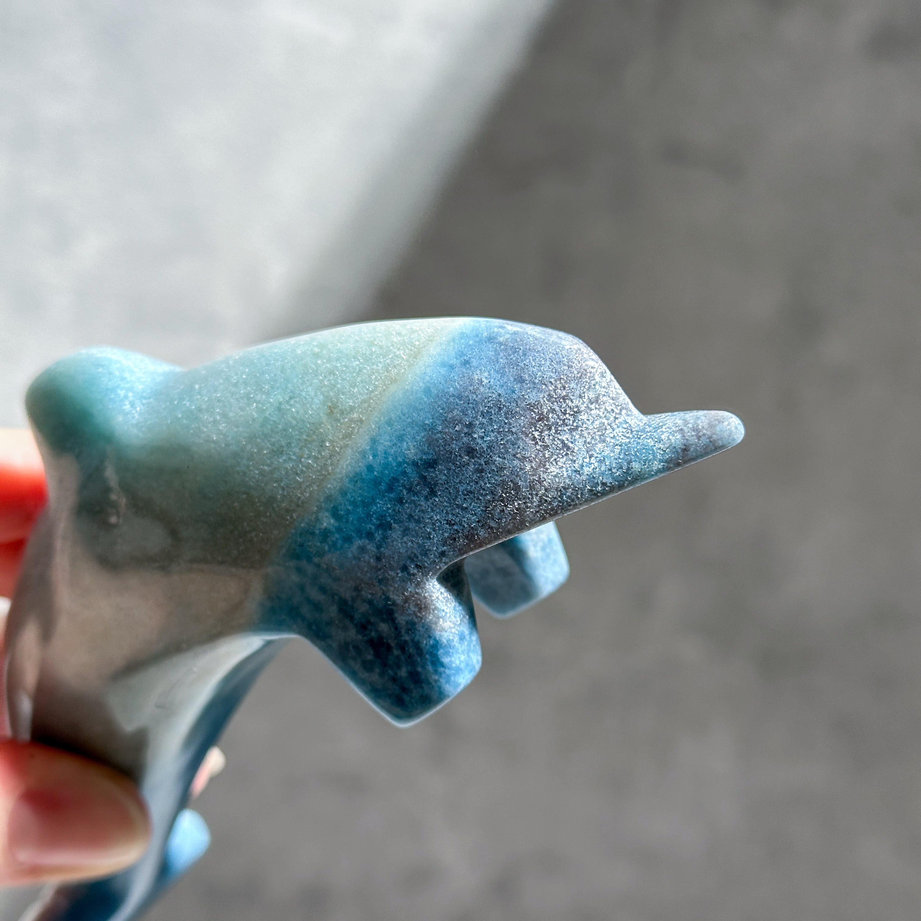 トロレアイトインクォーツ（トロール石）イルカ52◇Trolleite In