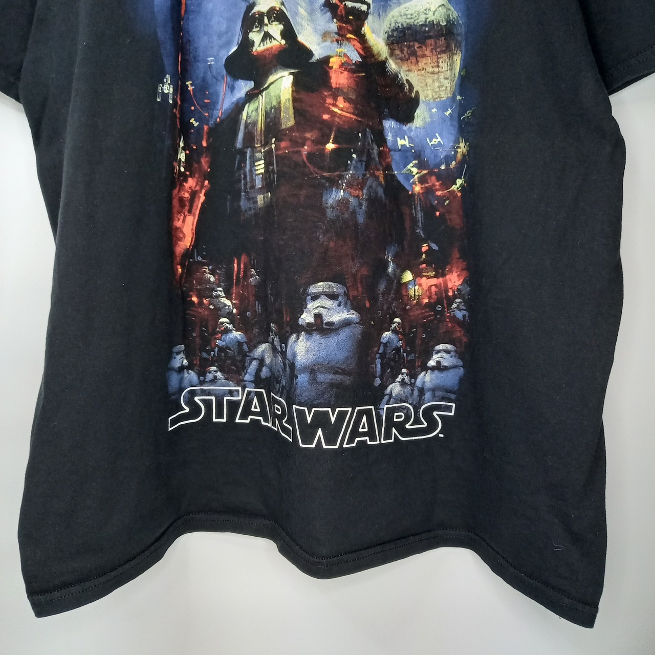 STAR WARS　半袖　プリントTシャツ　ダースベイダー　ブラック　XL