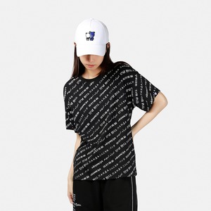 SALE【HIPANDA ハイパンダ】レディース  フルプリント Tシャツ / WOMEN'S FULL PRINT SHORT SLEEVED T-SHIRT / WHITE・BLACK