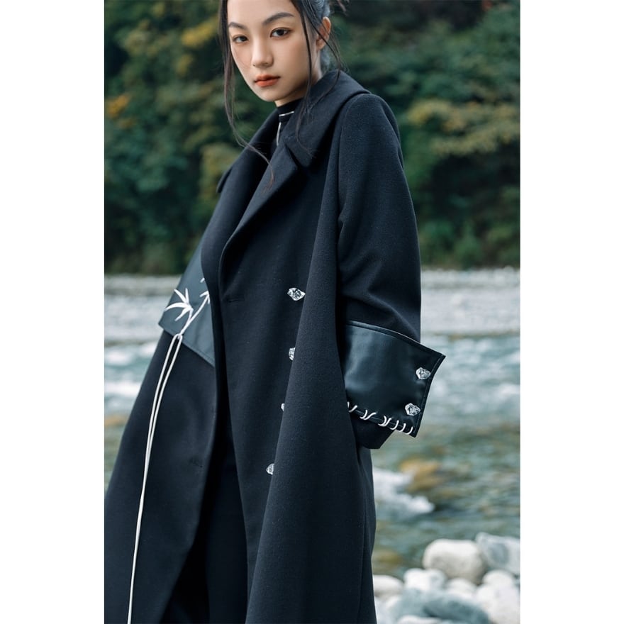 ゴスロリ通販 With U ゴシック ロリィタ アウター ロングコート PU