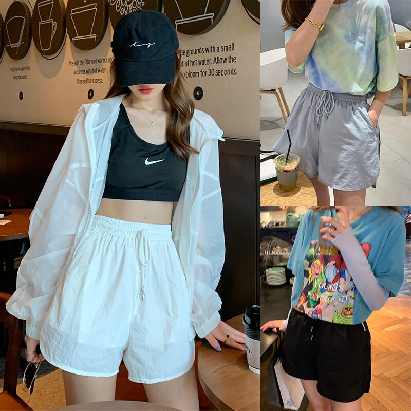 ジャケット サマー薄手スタイルルーズショーツ 夏物 ブルマー HUCHUJING88498636019