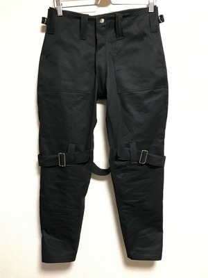 UNFINISHEDボンテージパンツブルー