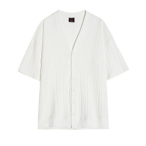 V ネックカーディガン半袖 Tシャツ（別売りでセットアップのパンツあり）　MT0080458