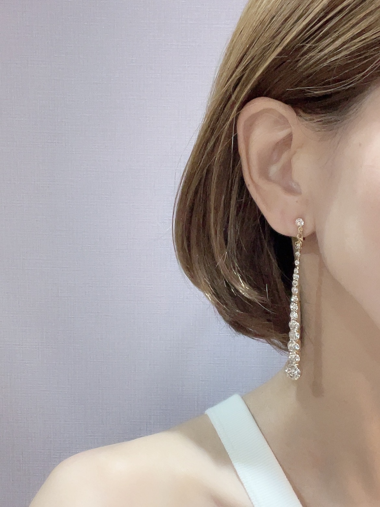 キラキラストレートピアス(イヤリング) 画像5