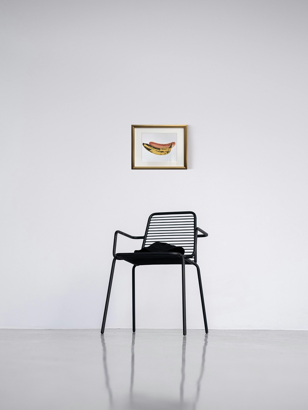 [額縁付き] アンディ・ウォーホル「Banana, 1966（バナナ）」アートポスター 383×307mm AFAW14 - 2