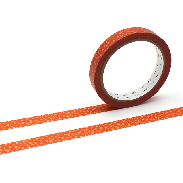 mt　large core　強粘タイプ　ねじり梅・赤橙　15mmマステ　mt51