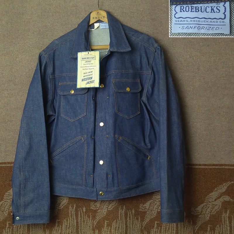 Dead-Stock 60s SEARS ROEBUCKS Denim Jacket | Wonder Wear ...