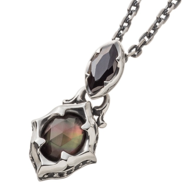 シェルスモーキーペンダントACP0368	Shell smokey pendant	シルバーアクセサリー Silver Jewelry Brand