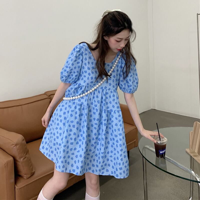 ドレス フローラルスリーブサマーホルタースカート 夏物 花柄 misskkl40388753006