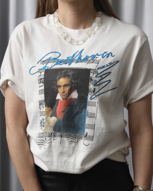 1990's Beethoven / Printed T-Shirt