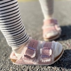 ［BIRKENSTOCK］Arizona／アリゾナ Kids Suede Shearling (26-35)｜Light Rose