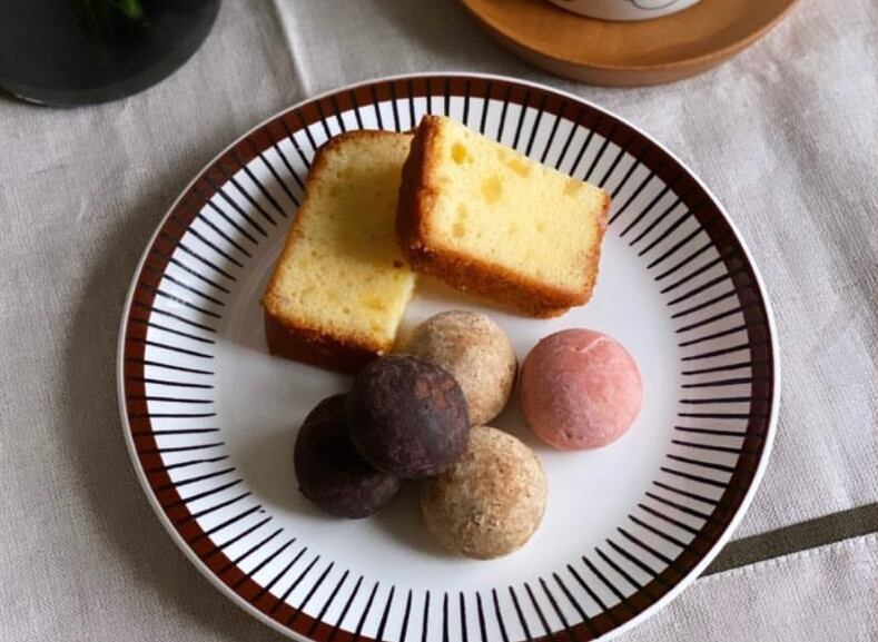 米粉のスノーボールクッキーと季節のパウンドケーキ | 丹波篠山近又