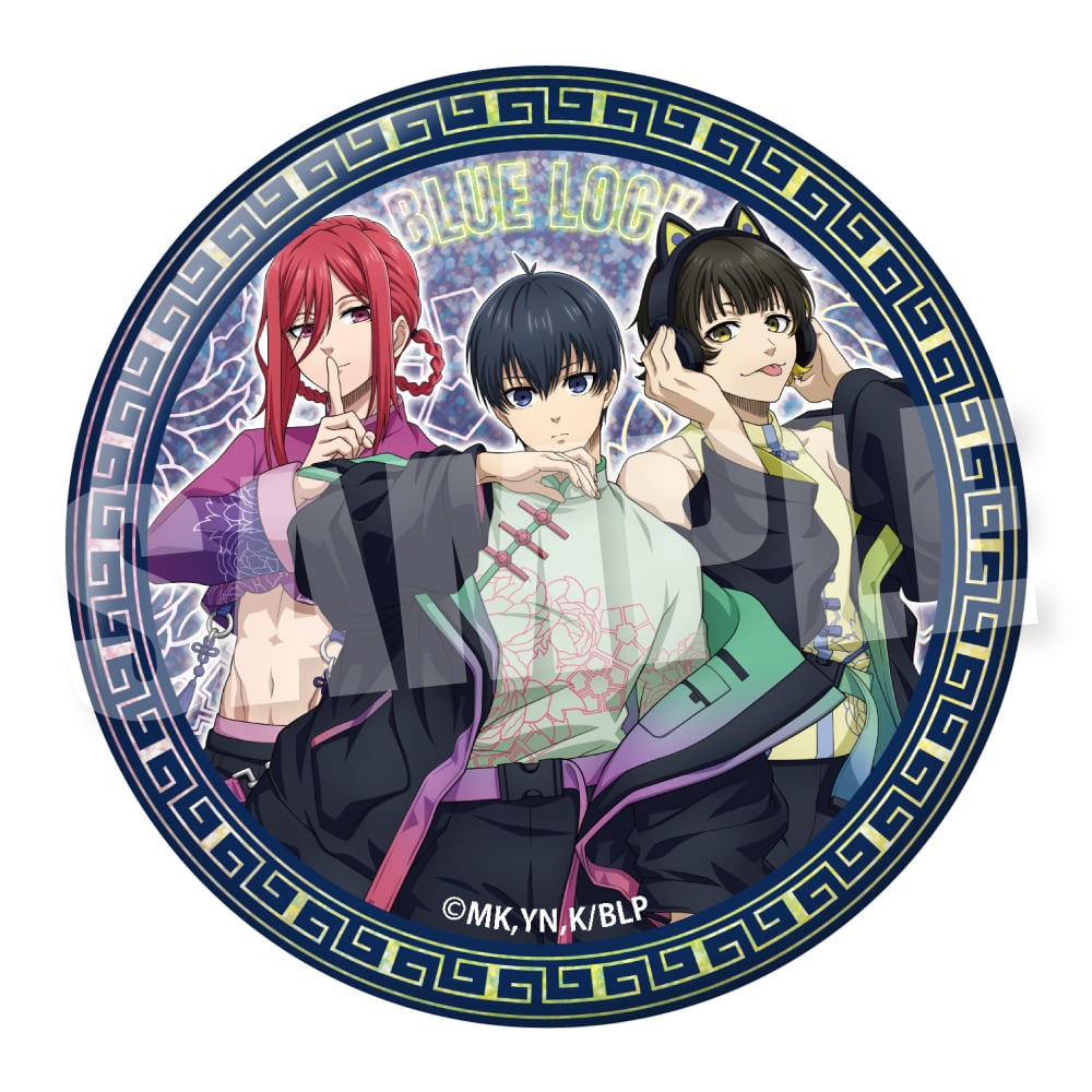 TVアニメ『ブルーロック』BIGホロ缶バッジ《NEONチャイナver.》[潔 世  