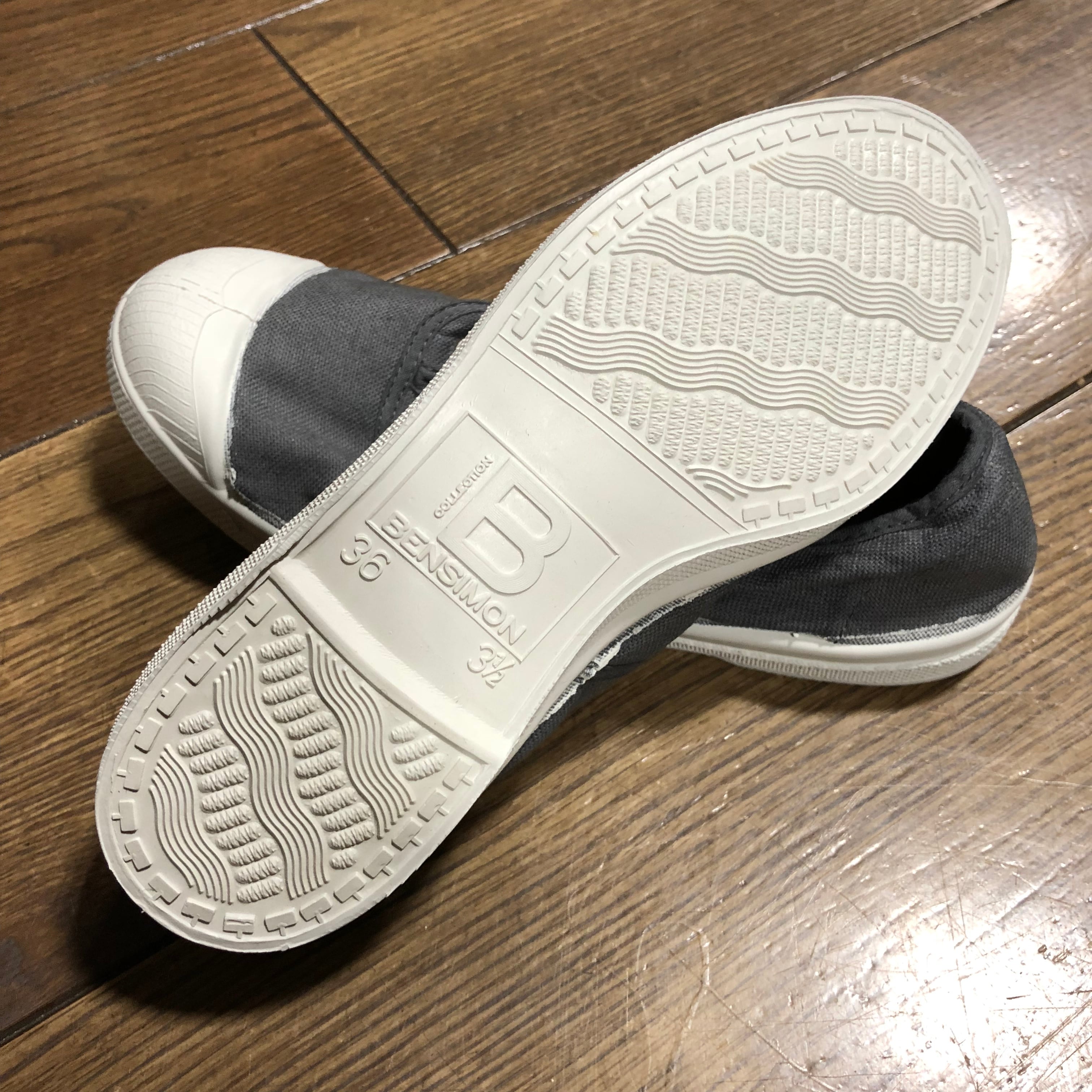 BENSIMON ベンシモン Tennis Lacets Femme グレー