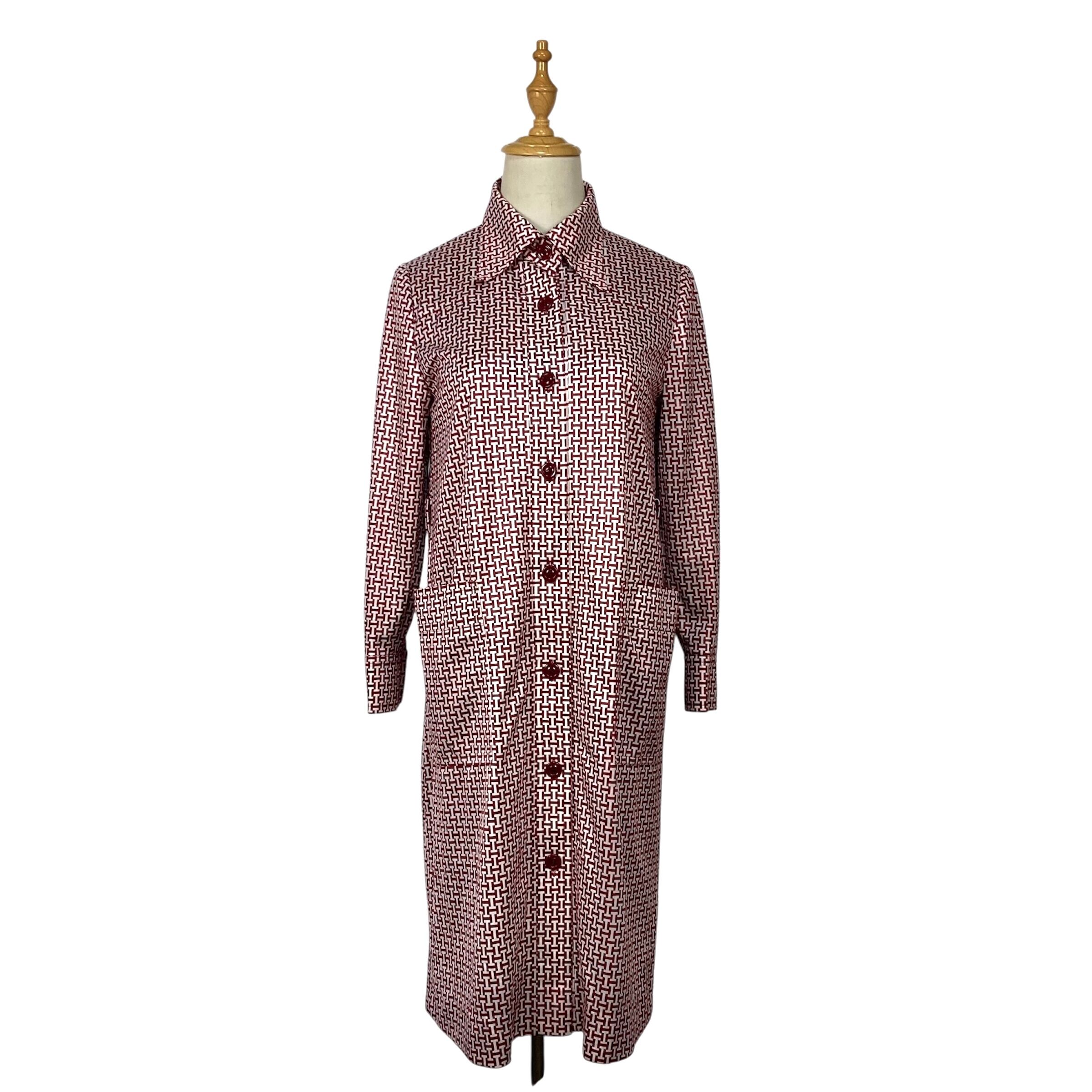 コートワンピース Dark Red | 渡邉羊野洋服店