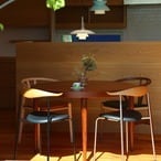 【CH88P】オーク/オイル/CARL HANSEN & SON/ブラックレザー/THOR301/スチール脚/ダイニングチェア