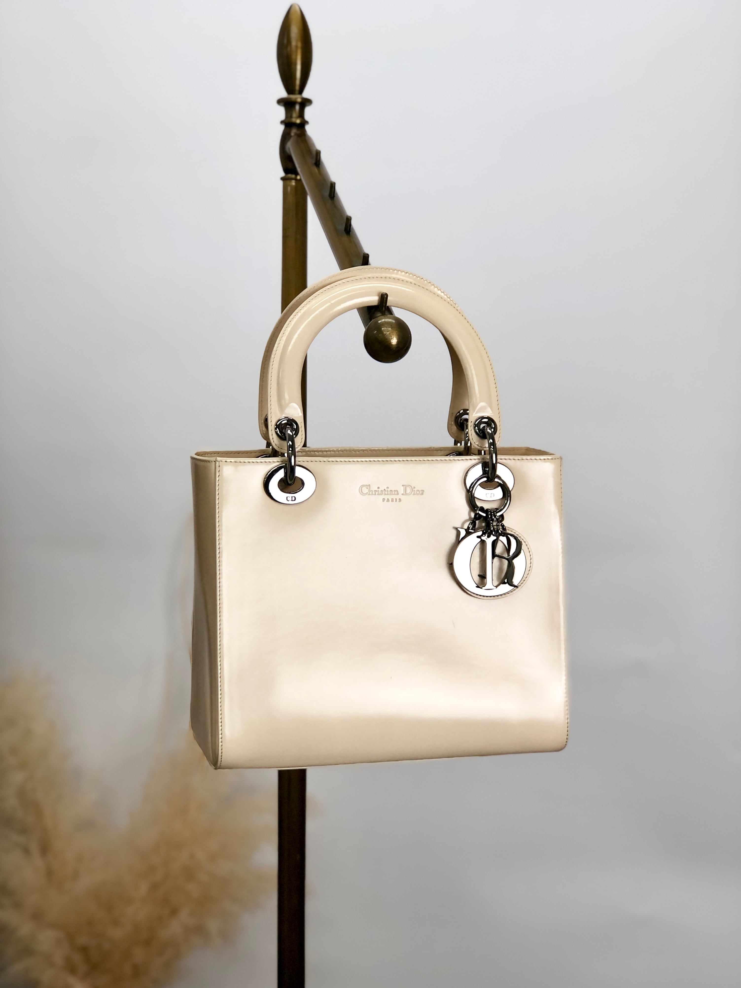 Christian Dior／クリスチャンディオール／パーティーバッグ／ベージュ Christian Dior(クリスチャンディオール) / Lady Dior My ABCDior