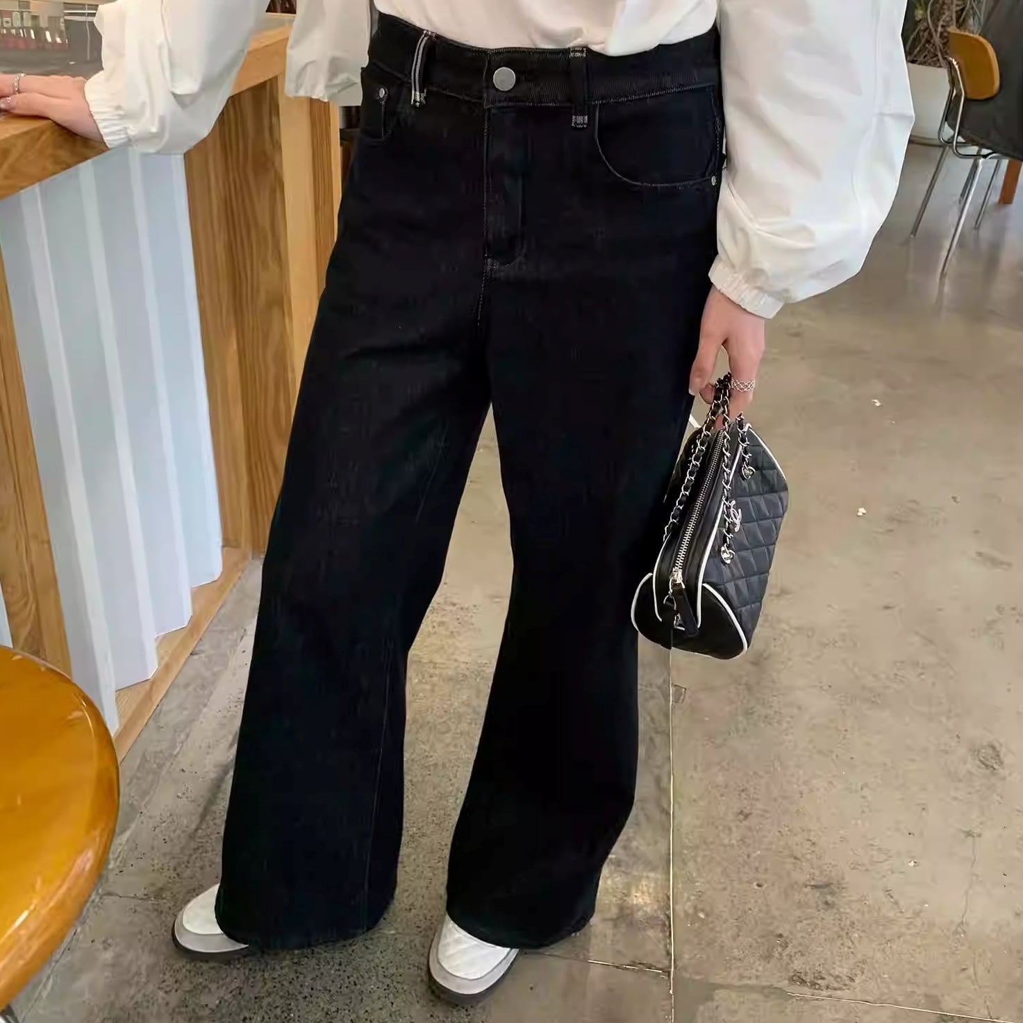 ストレート フルレングス デニムパンツ 1color APA0108