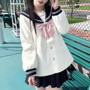 ゆめかわ♡全4カラー ねこねこセーラーウールコート jya14★ ゆめかわ♡全4カラー ねこねこセーラーウールコート jya14★
