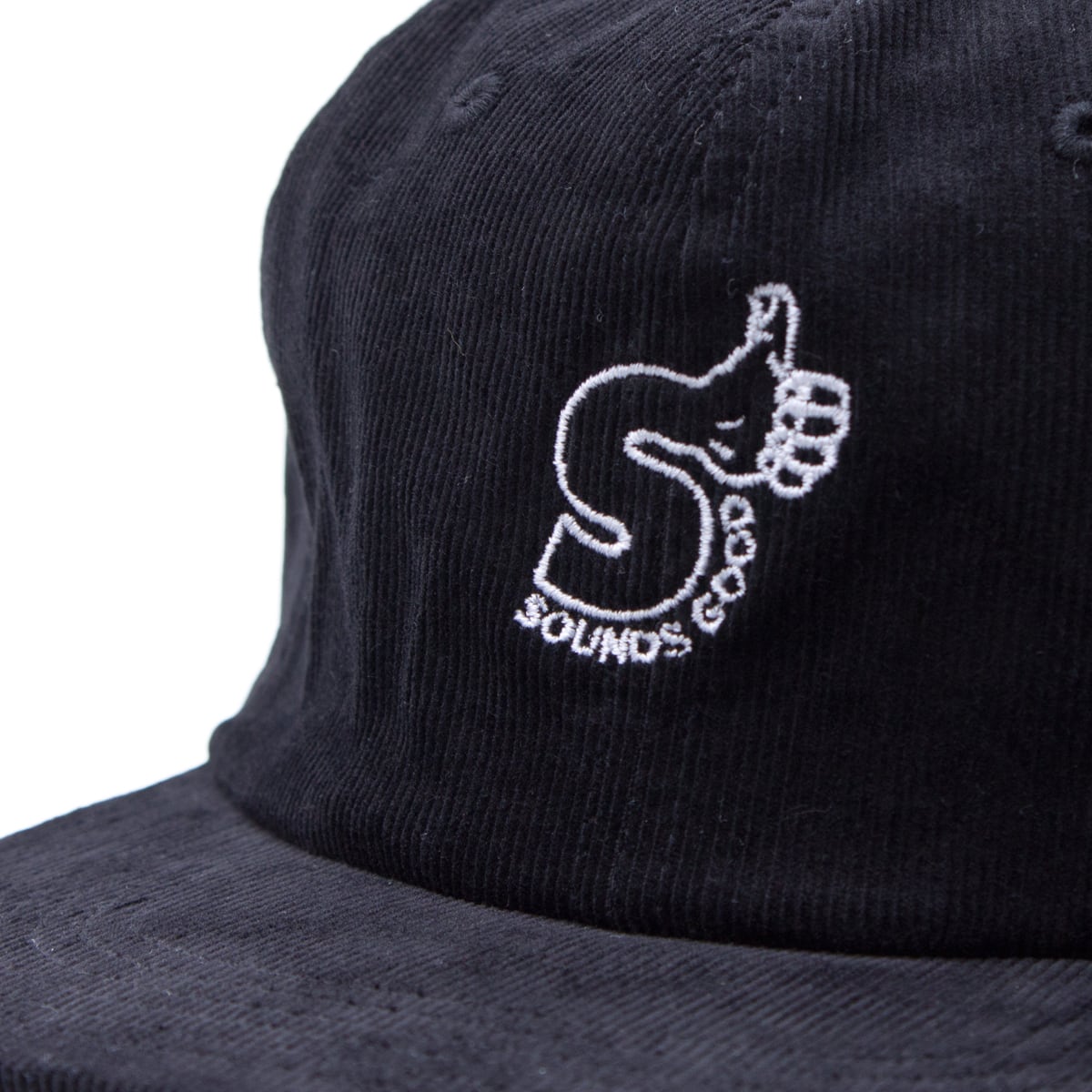 SOUNDS GOOD CORDUROY CAP #BLACK