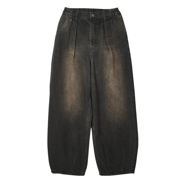 【x-girl】TUCK WIDE LEG DENIM PANTS【エックスガール】