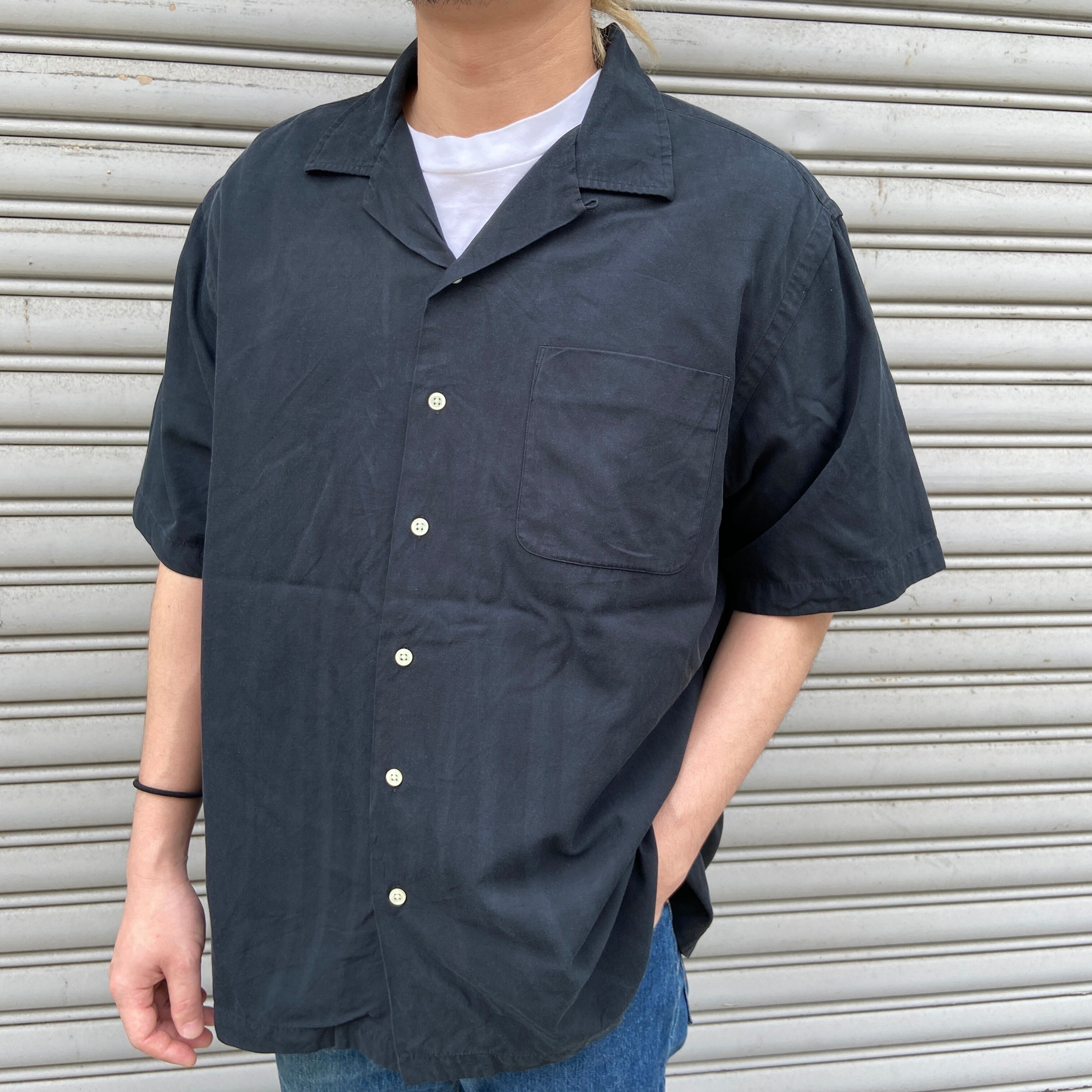 ラルフローレン CALDWELL シルクコットンオープンカラーシャツ ポニー