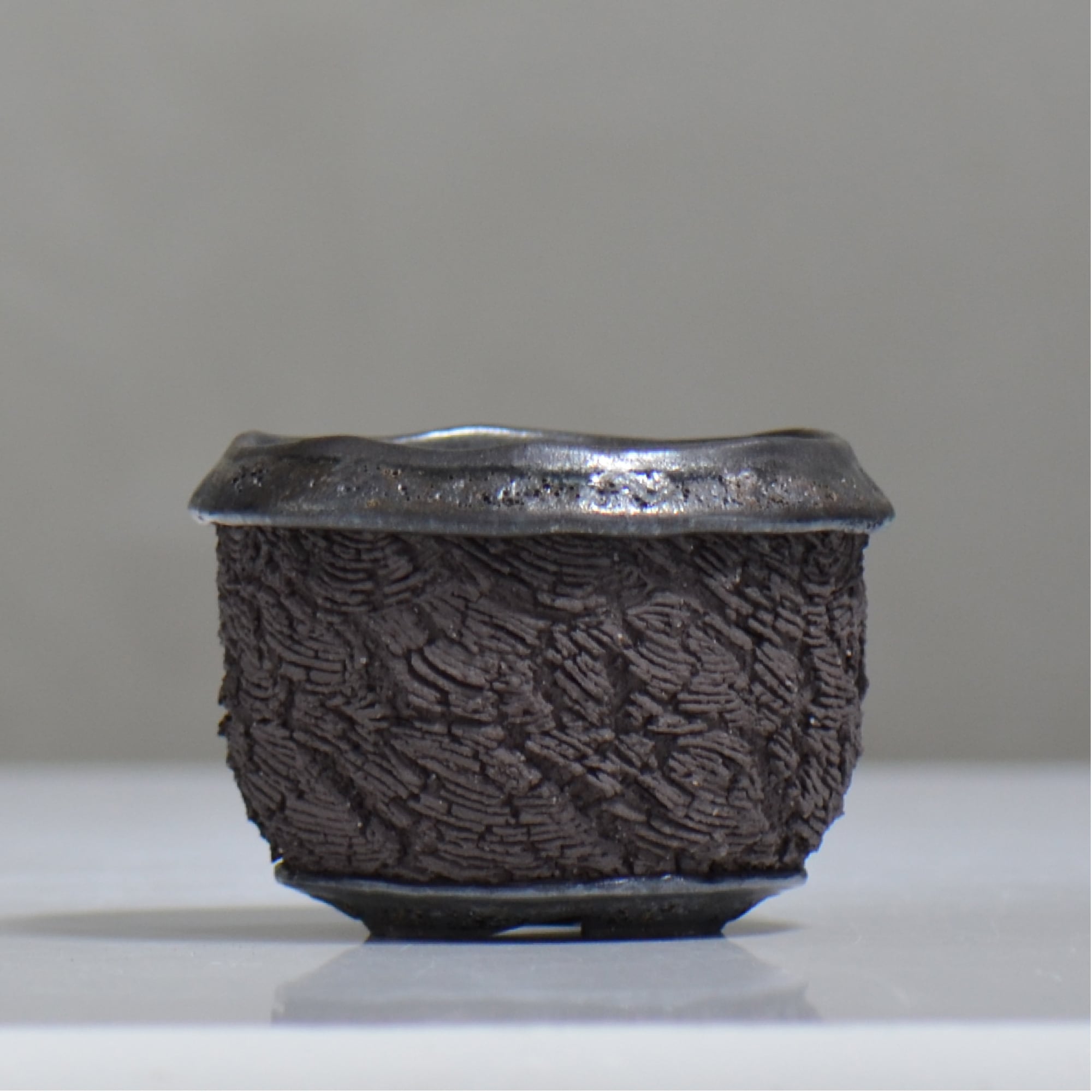 松井邦明 / 水沫 / mk4_ko03_s / 約 φ11.3cm / 植木鉢