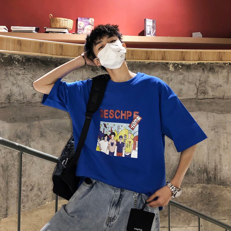 全3色 Tシャツ カットソー カジュアル シンプル 無地 おしゃれ