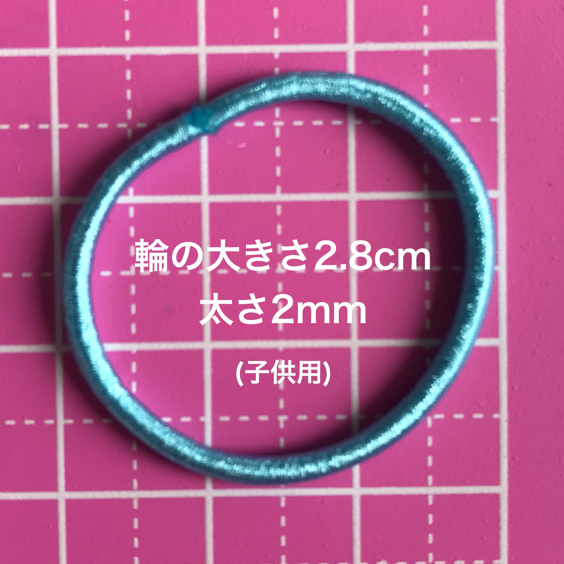 人気✨ 子供用 ヘアゴム カラーゴム 100本 ハンドメイド 資材にも