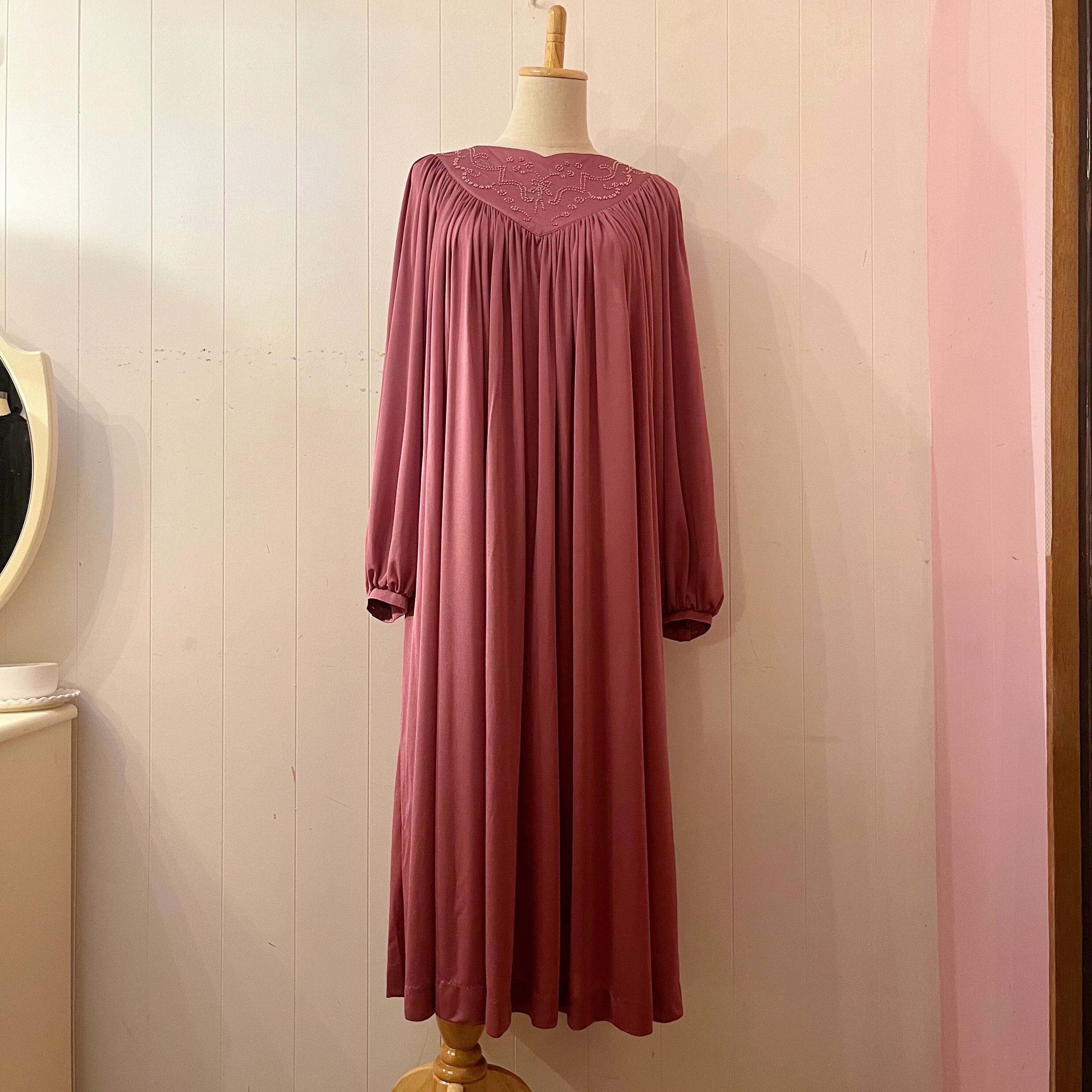 flower ribbon beads gather one-piece