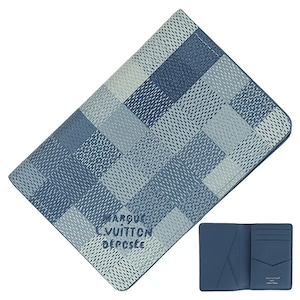 New LOUIS VUITTON ルイヴィトン カードケース オーガナイザー・ドゥ ポッシュ ダモフラージュ インディゴブルー M28609 メンズ パスケース 名刺入れ 新品