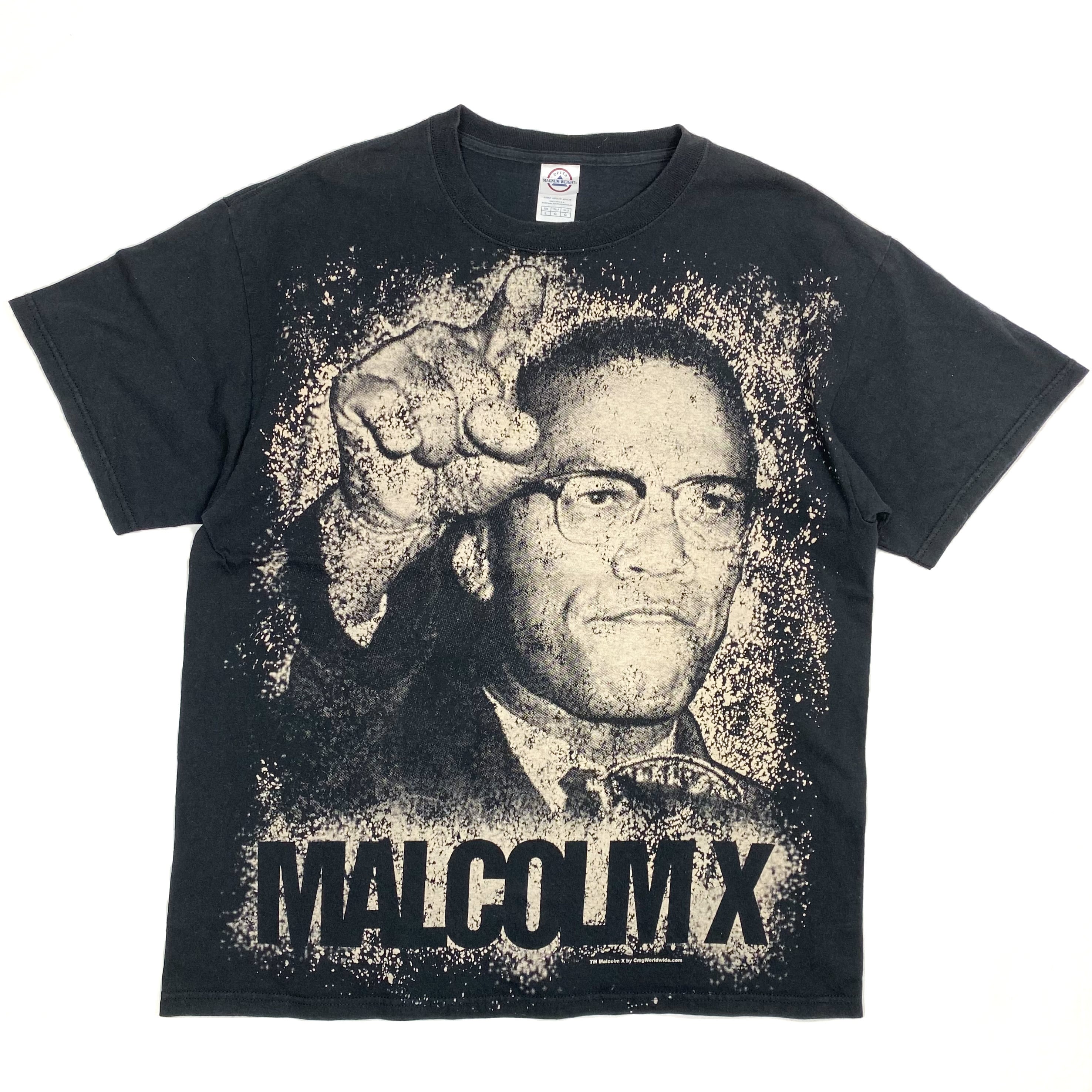 マルコムエックス 90ｓ　 総柄 半袖 Tシャツ 茶 Malcom X 半袖パーカー メンズ 【200718】