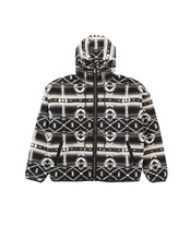 【#Re:room】NATIVE PATTERN BOA ZIP BIG PARKA［REJ140］