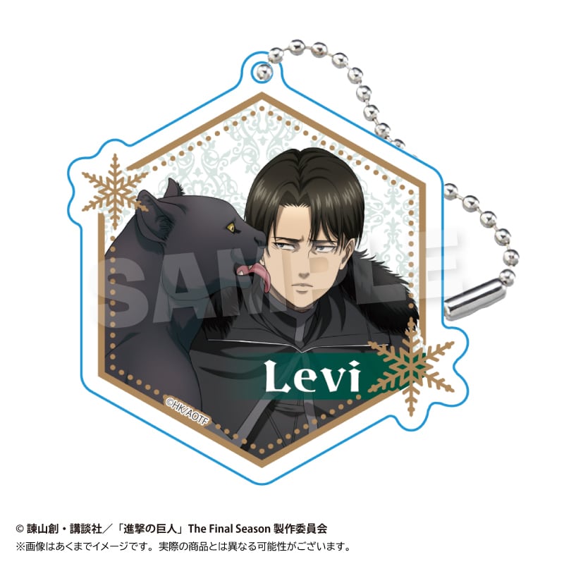 5月発売予定】進撃の巨人 アクリルキーホルダー ウィンターアニマルver