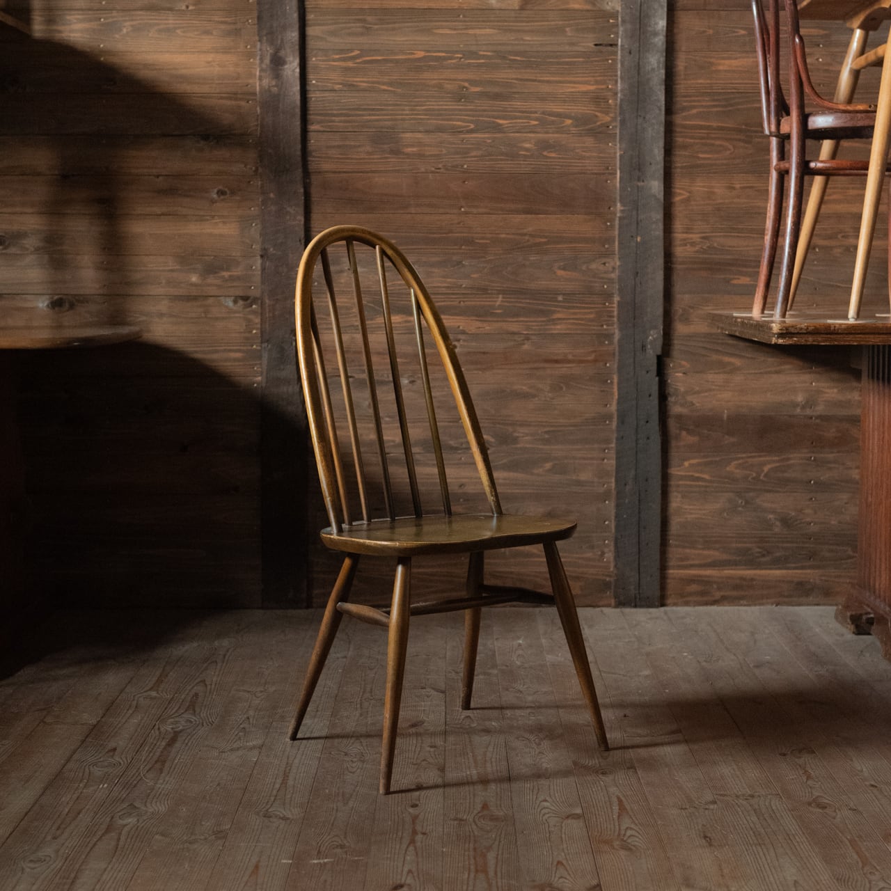 アーコールチェア　クエーカー/ダーク Ercol Quaker Chair【A】/ アーコール クエーカー チェア〈ダイニング