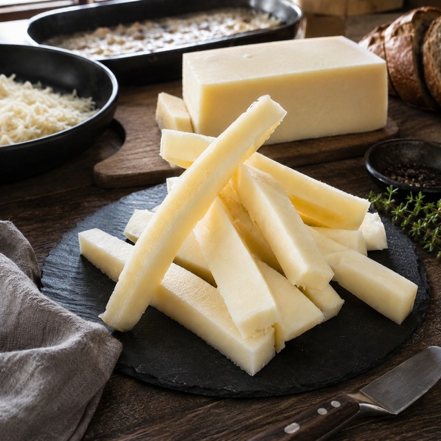 300g マリボー チーズ 10mm角 スティック｜ワインに合う ドイツ産 グラスフェッド セミハードチーズ｜チーズボード・おつまみ用 Maribo Grassfed German Cheese Stick【Nature Kiosk】