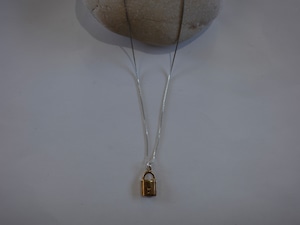 〈vintage silver925〉padlock necklace