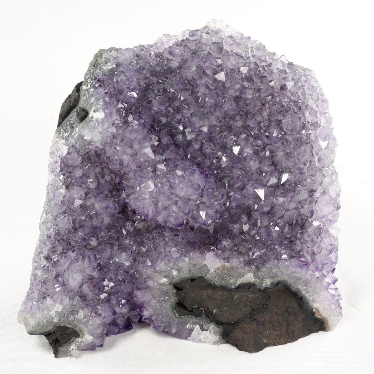 1Kg アメジスト クラスター ウルグアイ産 アメジスト 原石 置物 amethyst アメシスト 台座付属 花型 182-6205