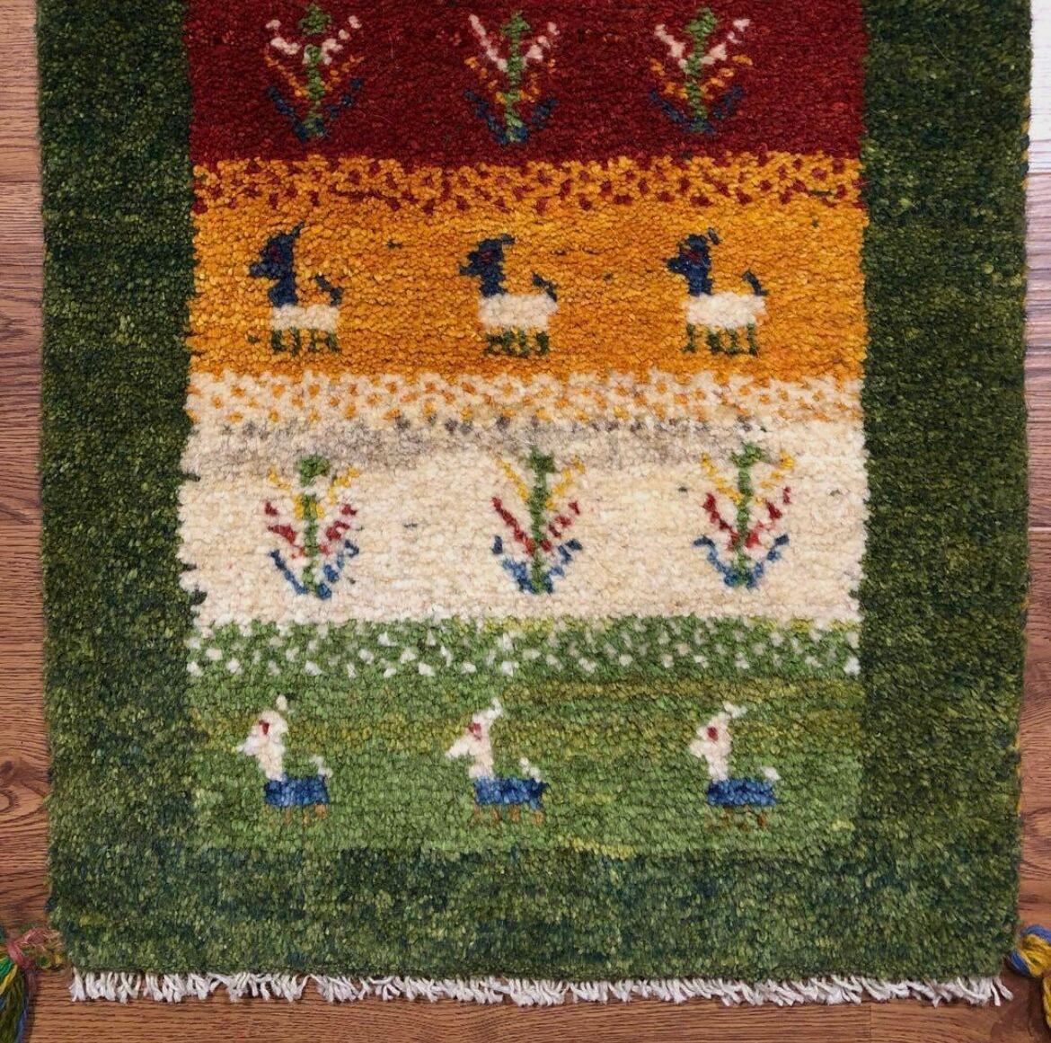 ペルシャギャッベ (ギャベ) ギャッベ 玄関マット No.GM-327 | A's Rug