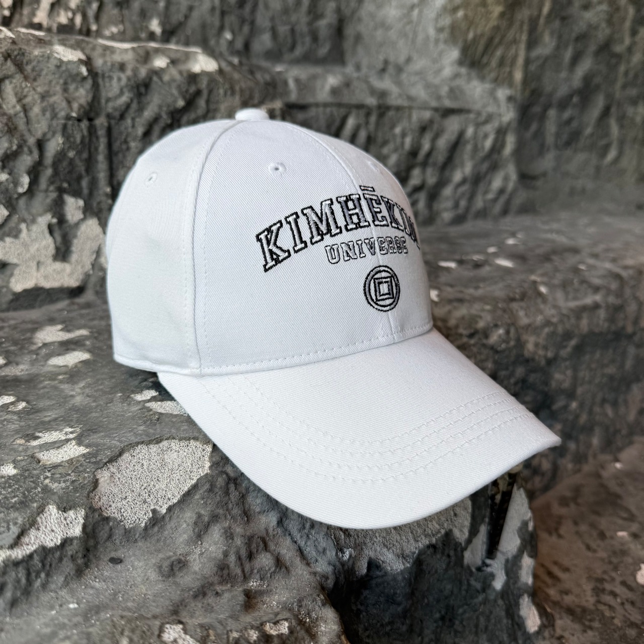 【KIMHEKIM】PEARL PIERCED BASEBALL CAP - 6