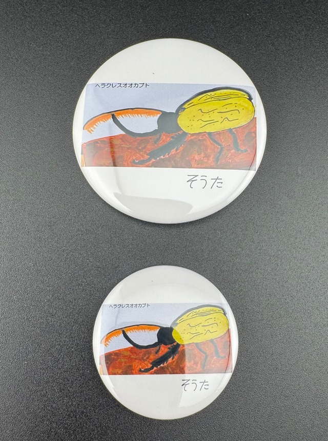 【そうたの部屋】缶バッジ 大 1個（全4種） ヘラクレス