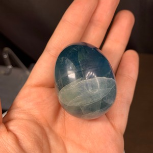 122 ブルー系フローライトたまご