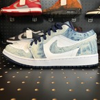 NIKE AIR JORDAN 1 LOW "WASHED DENIM" US8.5/26.5cm
